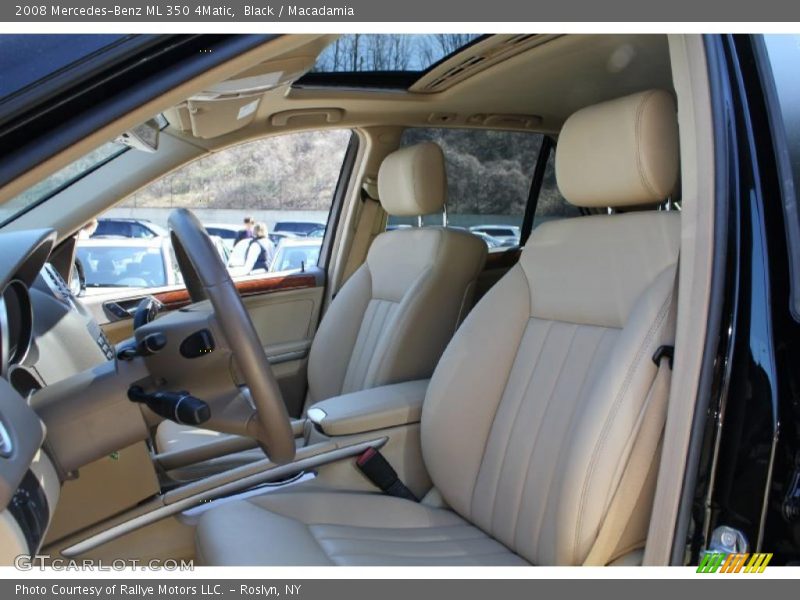 Black / Macadamia 2008 Mercedes-Benz ML 350 4Matic
