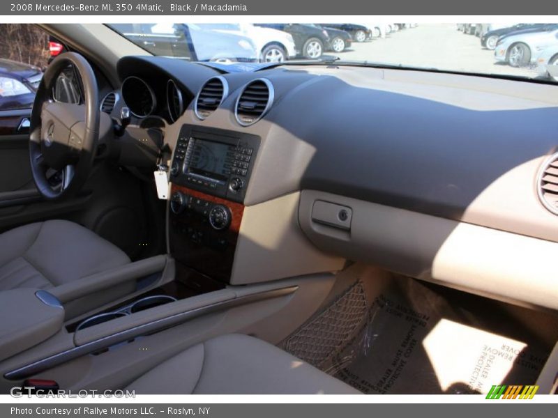 Black / Macadamia 2008 Mercedes-Benz ML 350 4Matic