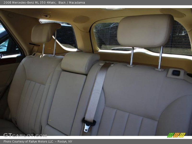 Black / Macadamia 2008 Mercedes-Benz ML 350 4Matic