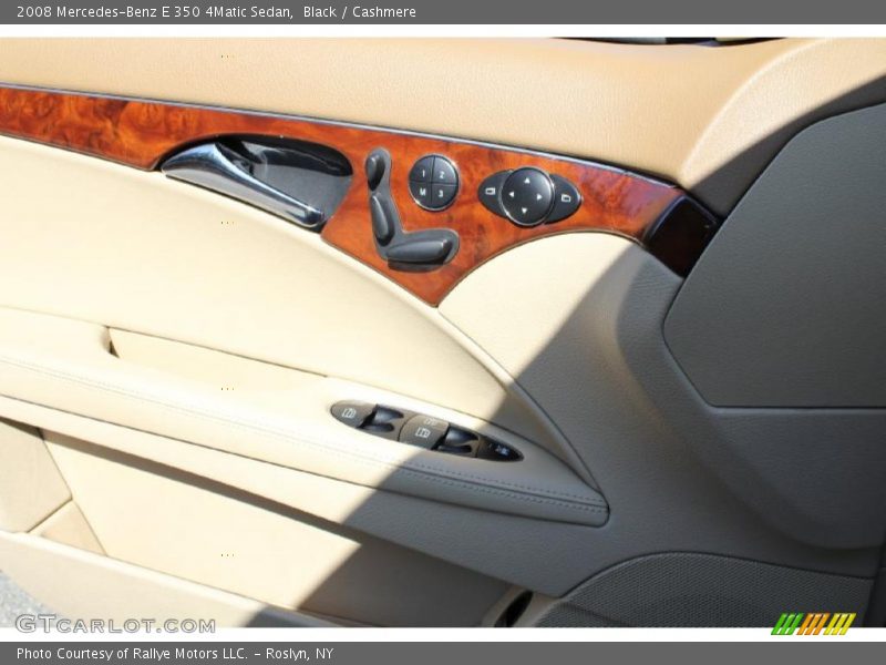 Black / Cashmere 2008 Mercedes-Benz E 350 4Matic Sedan