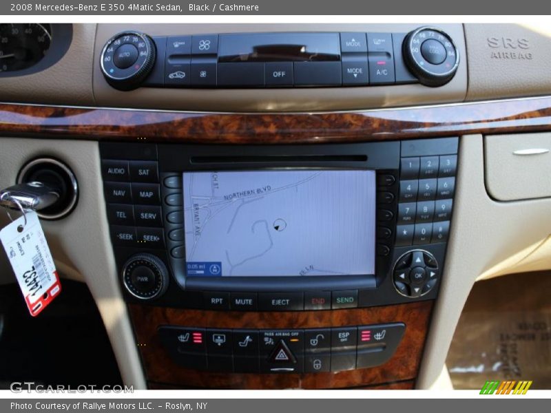 Black / Cashmere 2008 Mercedes-Benz E 350 4Matic Sedan