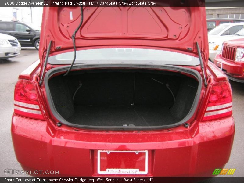 Inferno Red Crystal Pearl / Dark Slate Gray/Light Slate Gray 2008 Dodge Avenger SE