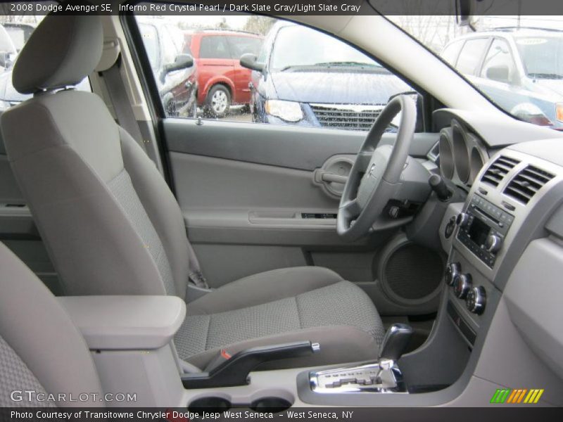 Inferno Red Crystal Pearl / Dark Slate Gray/Light Slate Gray 2008 Dodge Avenger SE
