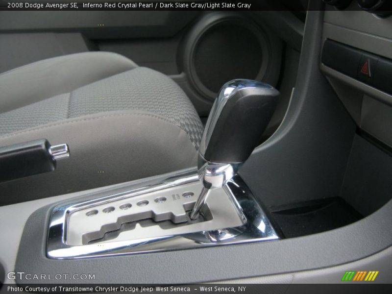 Inferno Red Crystal Pearl / Dark Slate Gray/Light Slate Gray 2008 Dodge Avenger SE
