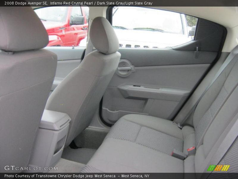 Inferno Red Crystal Pearl / Dark Slate Gray/Light Slate Gray 2008 Dodge Avenger SE