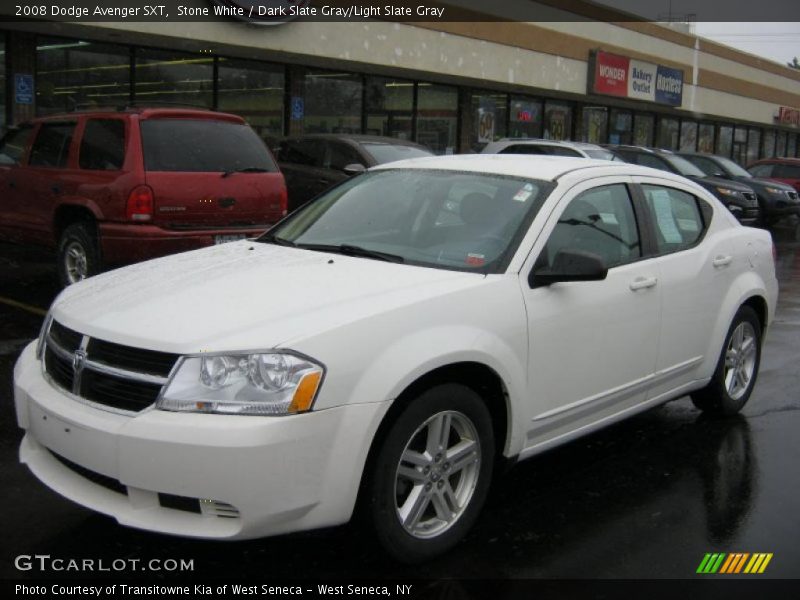 Stone White / Dark Slate Gray/Light Slate Gray 2008 Dodge Avenger SXT