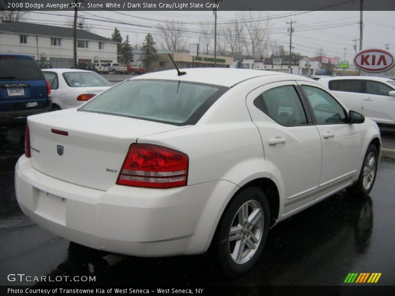 Stone White / Dark Slate Gray/Light Slate Gray 2008 Dodge Avenger SXT
