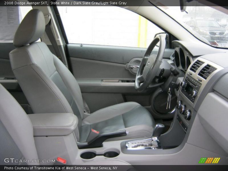 Stone White / Dark Slate Gray/Light Slate Gray 2008 Dodge Avenger SXT