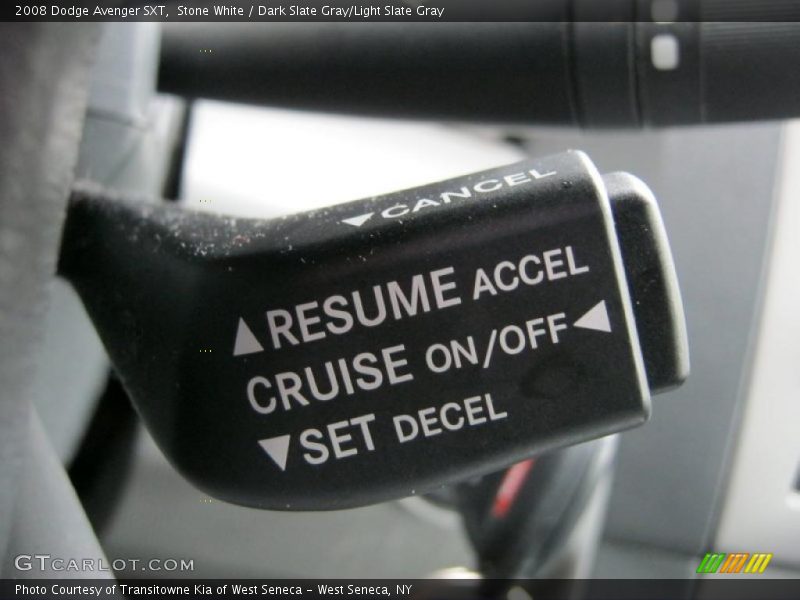 Stone White / Dark Slate Gray/Light Slate Gray 2008 Dodge Avenger SXT