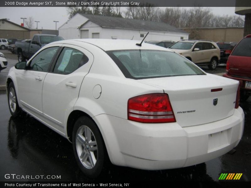 Stone White / Dark Slate Gray/Light Slate Gray 2008 Dodge Avenger SXT