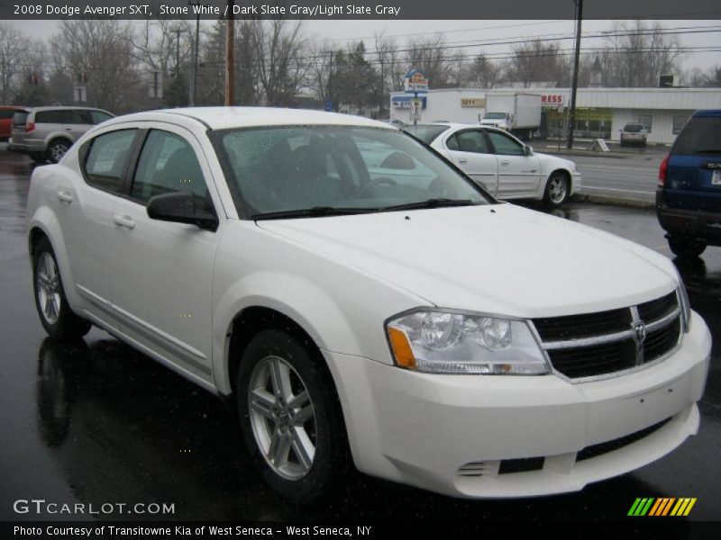 Stone White / Dark Slate Gray/Light Slate Gray 2008 Dodge Avenger SXT
