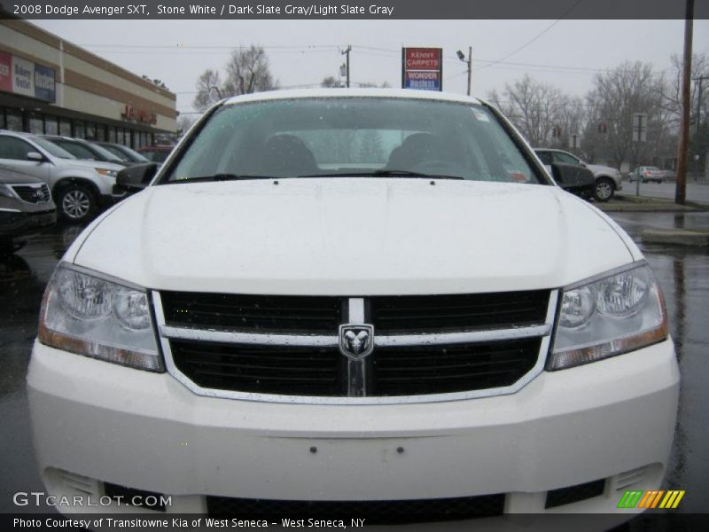 Stone White / Dark Slate Gray/Light Slate Gray 2008 Dodge Avenger SXT