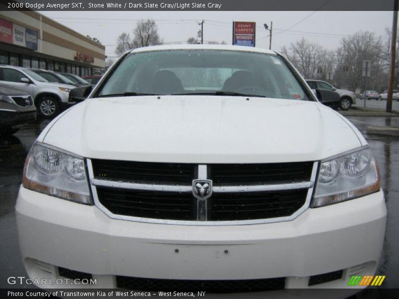 Stone White / Dark Slate Gray/Light Slate Gray 2008 Dodge Avenger SXT