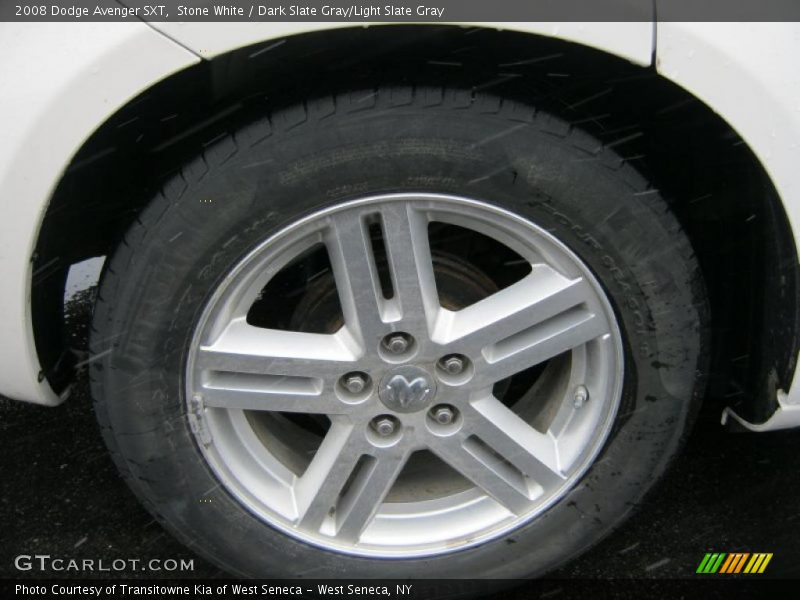 Stone White / Dark Slate Gray/Light Slate Gray 2008 Dodge Avenger SXT