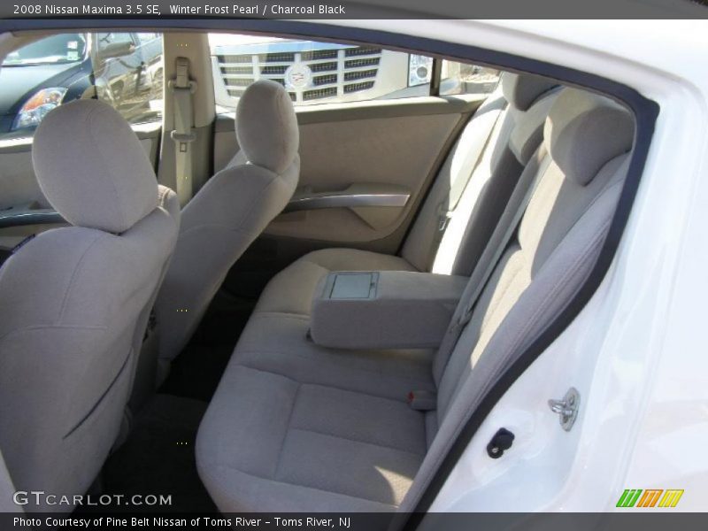 Winter Frost Pearl / Charcoal Black 2008 Nissan Maxima 3.5 SE
