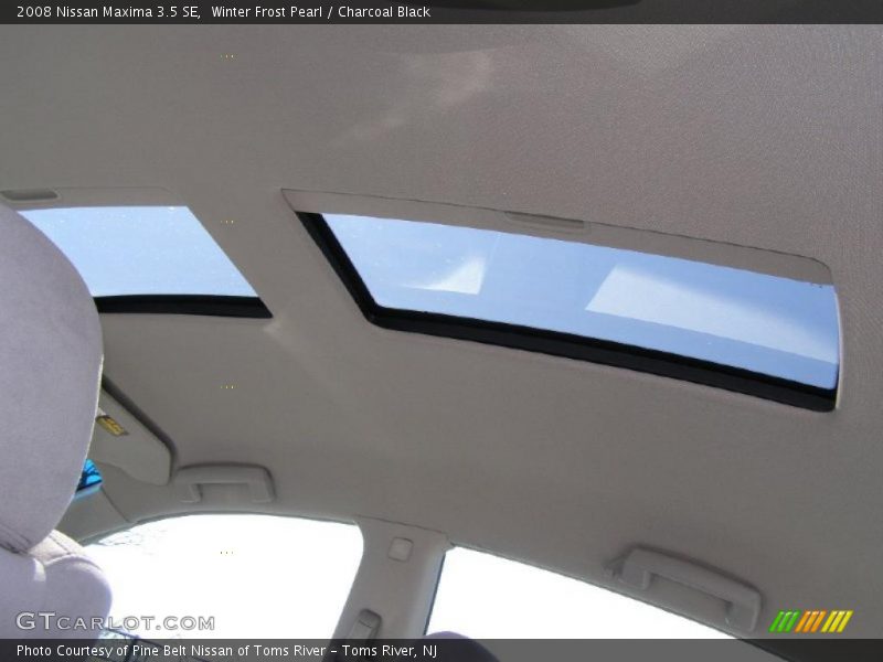 Winter Frost Pearl / Charcoal Black 2008 Nissan Maxima 3.5 SE