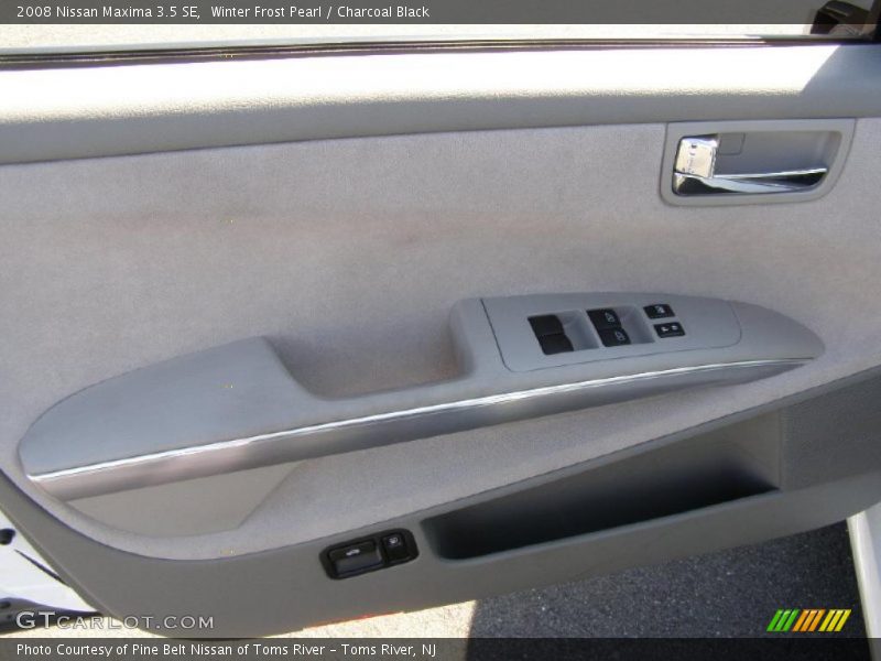 Winter Frost Pearl / Charcoal Black 2008 Nissan Maxima 3.5 SE
