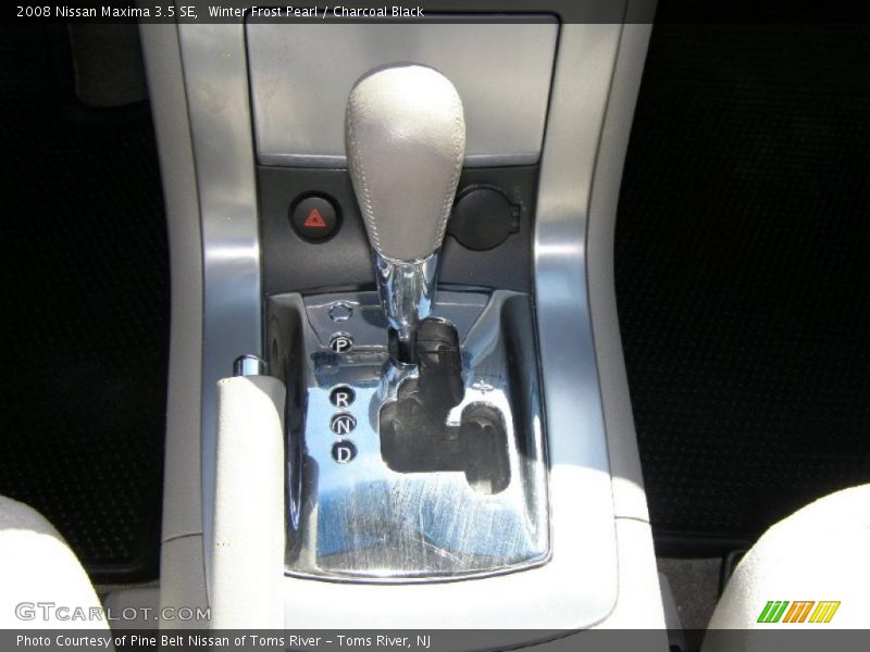 Winter Frost Pearl / Charcoal Black 2008 Nissan Maxima 3.5 SE