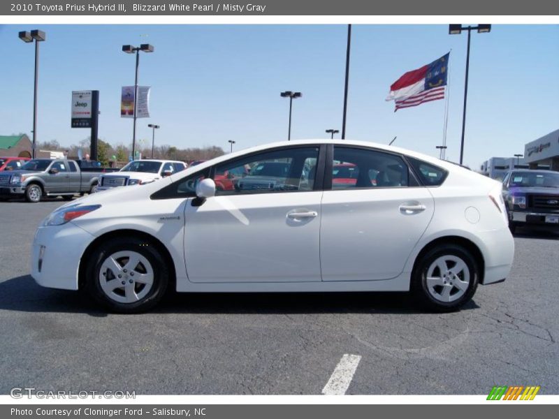  2010 Prius Hybrid III Blizzard White Pearl