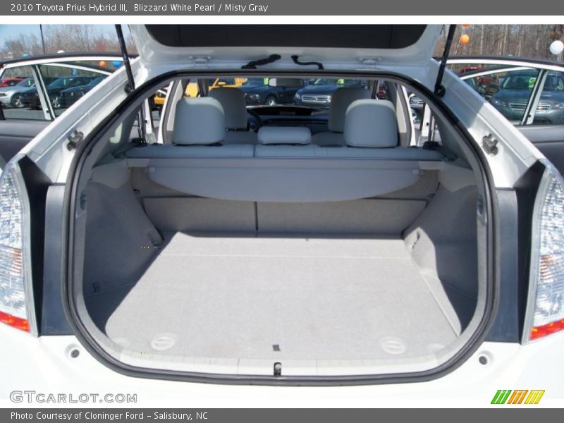 Blizzard White Pearl / Misty Gray 2010 Toyota Prius Hybrid III