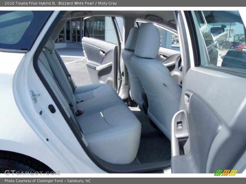 Blizzard White Pearl / Misty Gray 2010 Toyota Prius Hybrid III