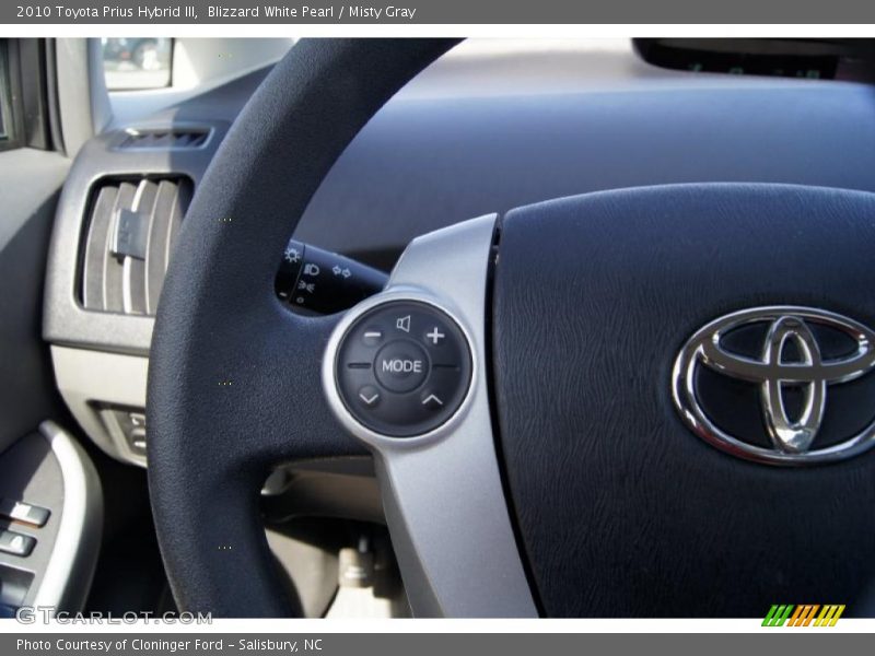 Controls of 2010 Prius Hybrid III