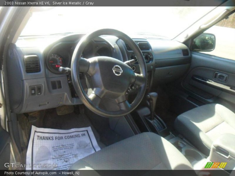 Silver Ice Metallic / Gray 2003 Nissan Xterra XE V6