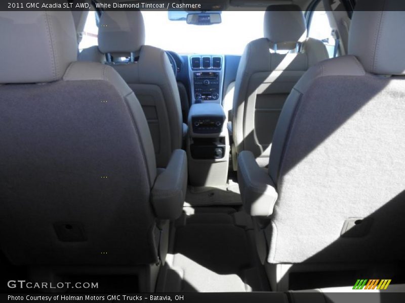 White Diamond Tintcoat / Cashmere 2011 GMC Acadia SLT AWD