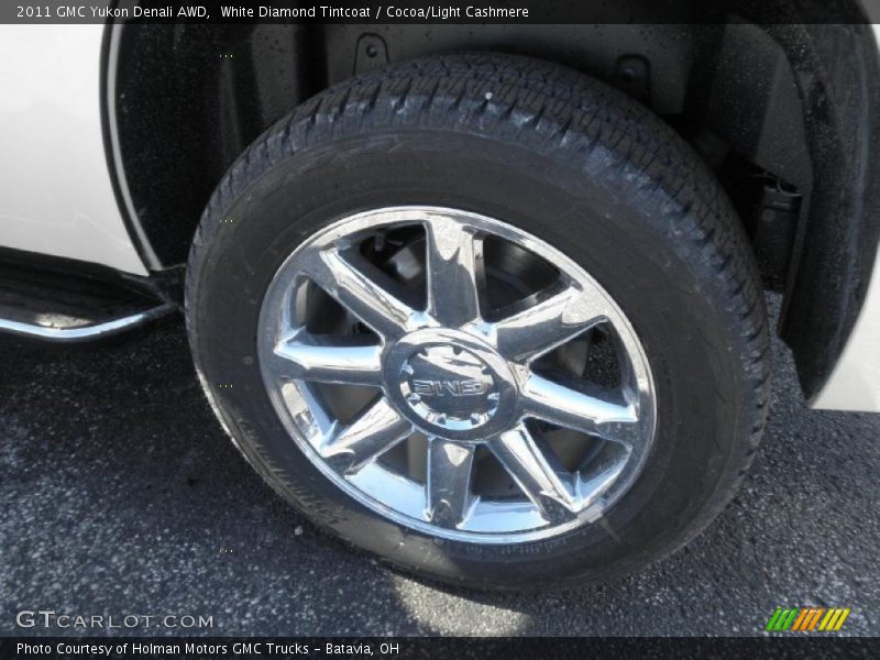 White Diamond Tintcoat / Cocoa/Light Cashmere 2011 GMC Yukon Denali AWD