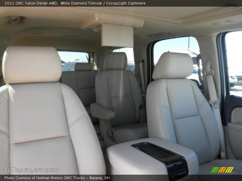 White Diamond Tintcoat / Cocoa/Light Cashmere 2011 GMC Yukon Denali AWD
