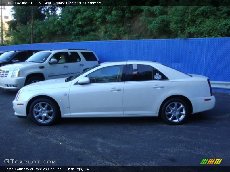 White Diamond / Cashmere 2007 Cadillac STS 4 V6 AWD