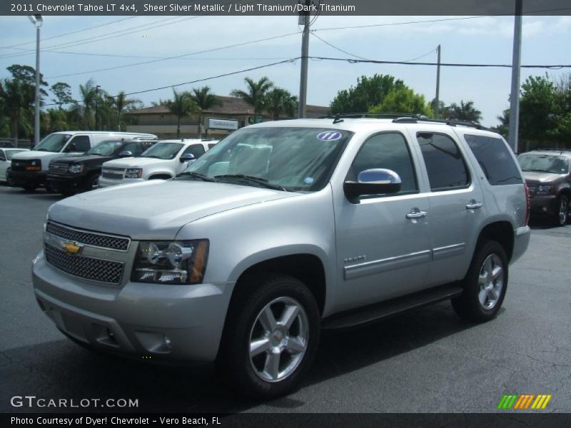 Sheer Silver Metallic / Light Titanium/Dark Titanium 2011 Chevrolet Tahoe LT 4x4