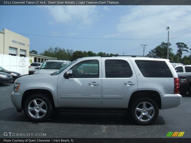 Sheer Silver Metallic / Light Titanium/Dark Titanium 2011 Chevrolet Tahoe LT 4x4