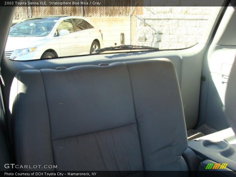 Stratosphere Blue Mica / Gray 2003 Toyota Sienna XLE
