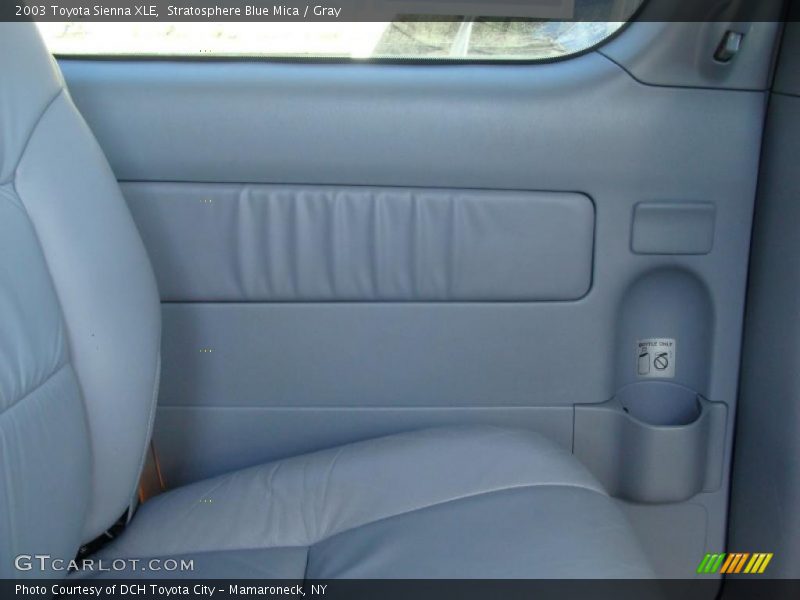 Stratosphere Blue Mica / Gray 2003 Toyota Sienna XLE