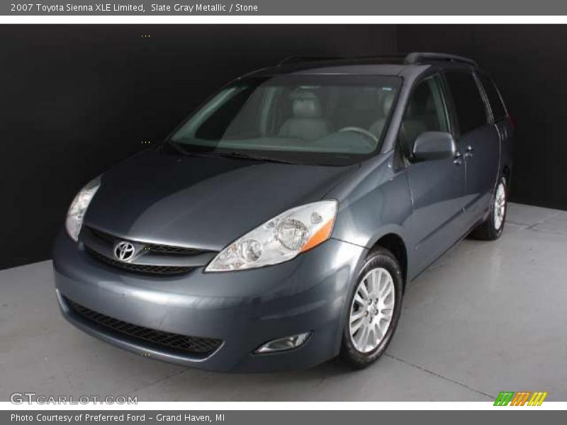 Slate Gray Metallic / Stone 2007 Toyota Sienna XLE Limited