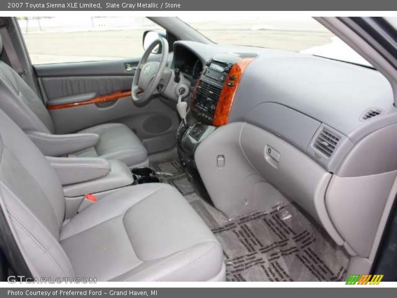 Slate Gray Metallic / Stone 2007 Toyota Sienna XLE Limited