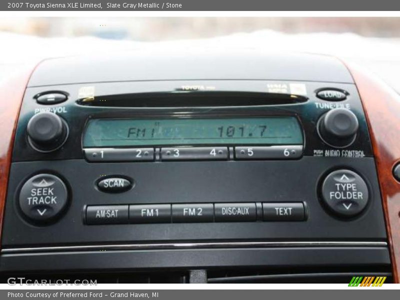 Slate Gray Metallic / Stone 2007 Toyota Sienna XLE Limited