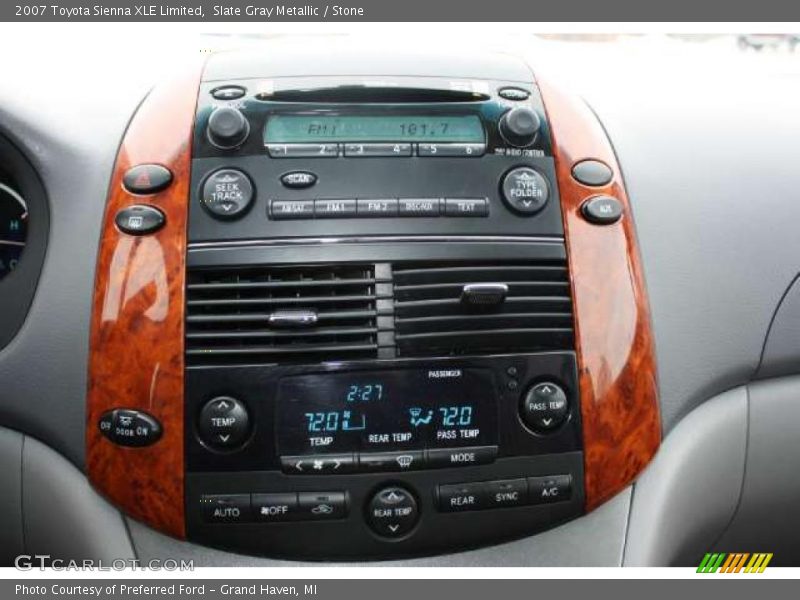 Slate Gray Metallic / Stone 2007 Toyota Sienna XLE Limited