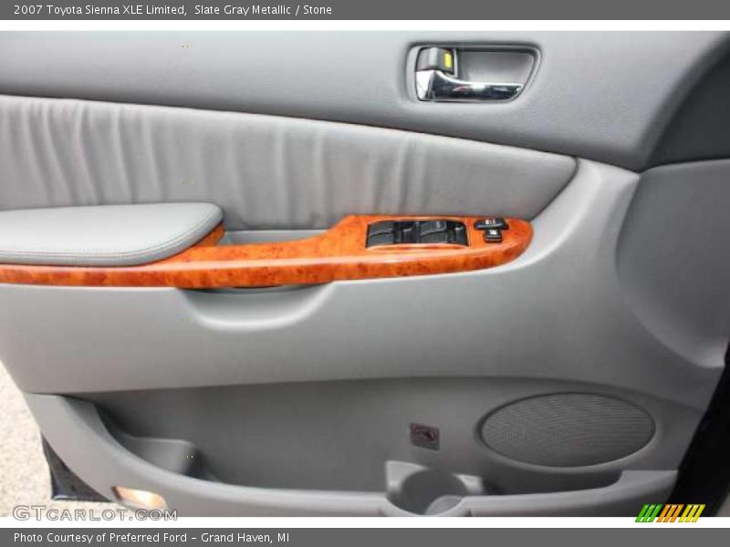 Slate Gray Metallic / Stone 2007 Toyota Sienna XLE Limited