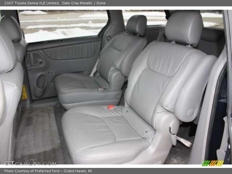 Slate Gray Metallic / Stone 2007 Toyota Sienna XLE Limited