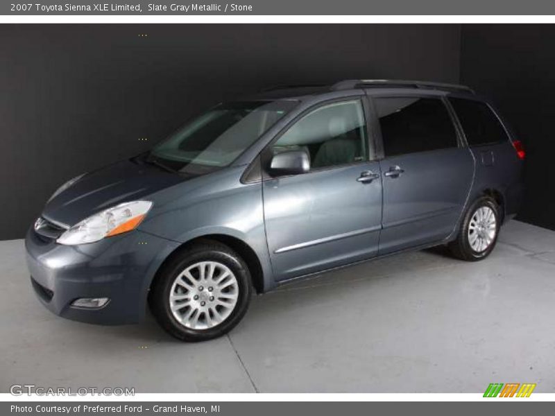 Slate Gray Metallic / Stone 2007 Toyota Sienna XLE Limited