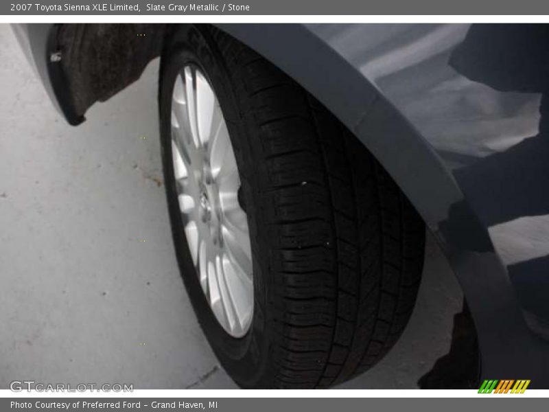 Slate Gray Metallic / Stone 2007 Toyota Sienna XLE Limited