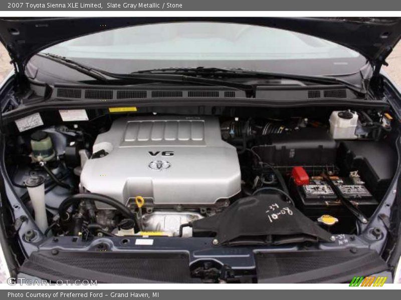 Slate Gray Metallic / Stone 2007 Toyota Sienna XLE Limited