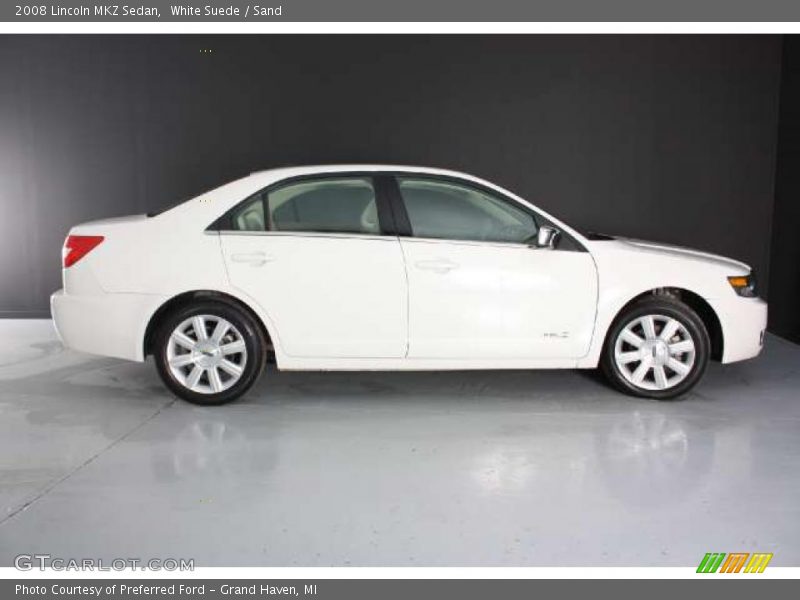 White Suede / Sand 2008 Lincoln MKZ Sedan