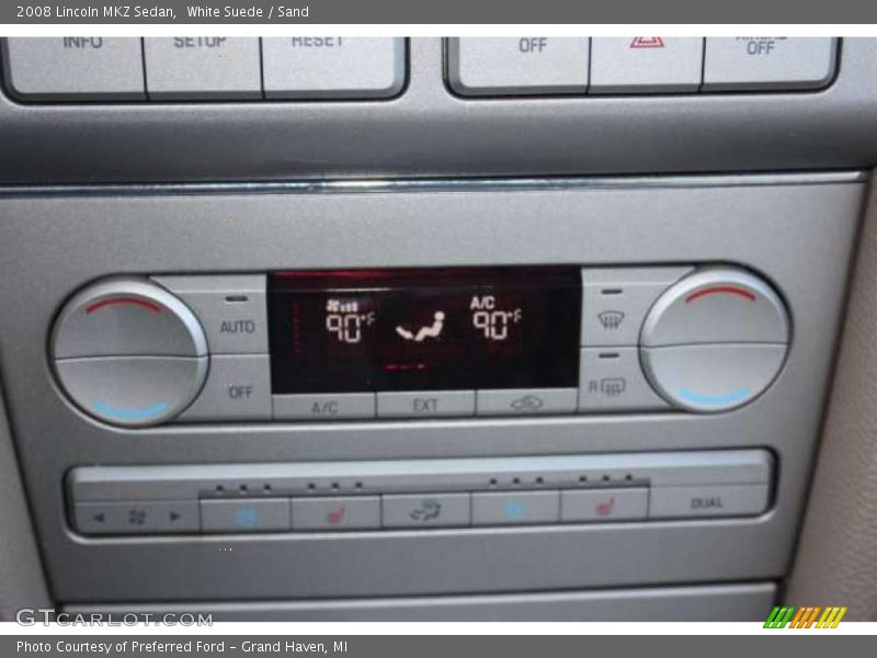 White Suede / Sand 2008 Lincoln MKZ Sedan