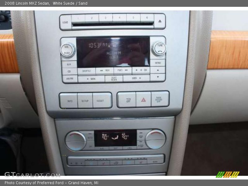 White Suede / Sand 2008 Lincoln MKZ Sedan