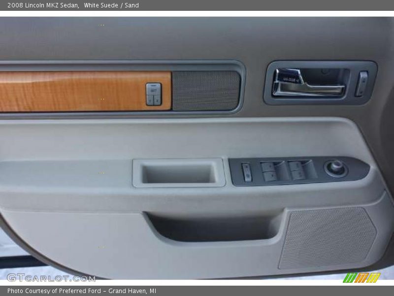 White Suede / Sand 2008 Lincoln MKZ Sedan