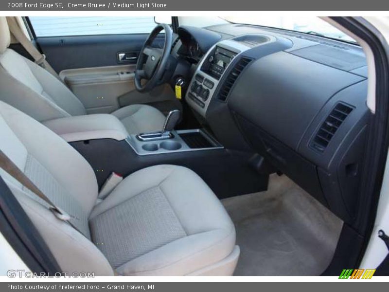  2008 Edge SE Medium Light Stone Interior