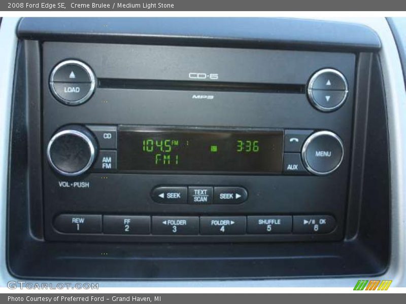 Controls of 2008 Edge SE